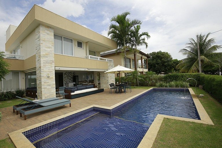 Casa Luxo em Guarajuba | 5 Suítes | Piscina Privativa | Cond