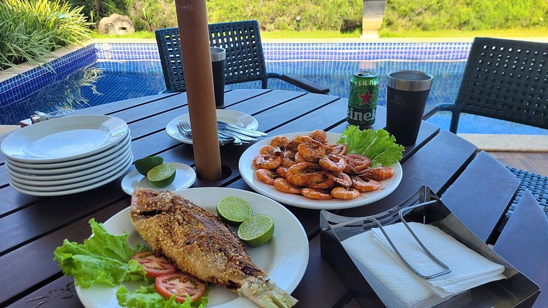 Casa Luxo em Guarajuba | 5 Suítes | Piscina Privativa | Cond